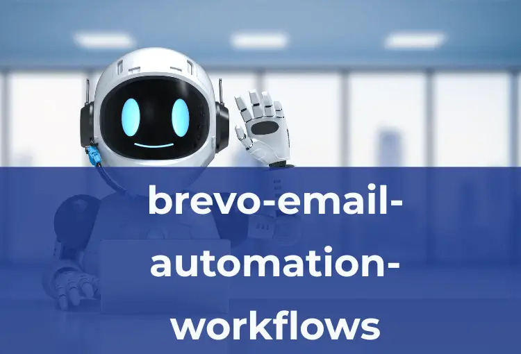 Brevo Email Automation Inbox Background Brevo automation workflow sending follow-up emails to new subscribers.